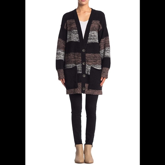 Free People Southport Beach Cardi in Blushes Combo - Picture 12 of 14